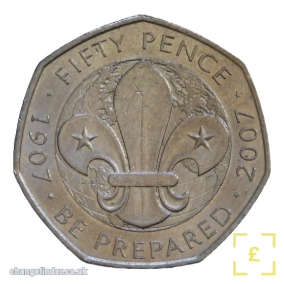 2007 Centenary of the Foundation of the Scouting Movement — 50p