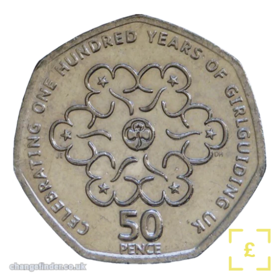 2010 100 Years of Girlguiding UK — 50p