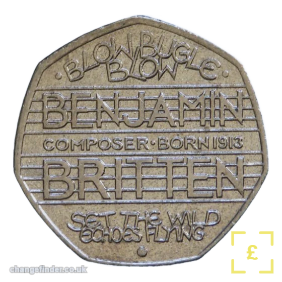 2013 Benjamin Britten — 50p
