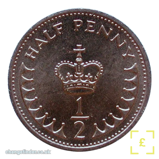 1984 Decimal Half Penny (HALF PENNY legend)