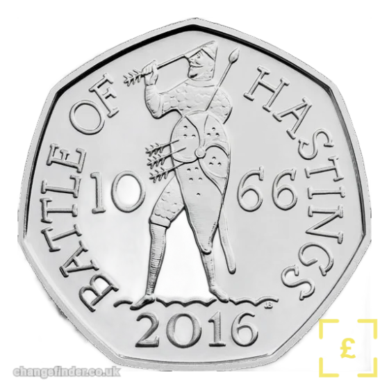 2016 Battle of Hastings (950th Anniversary) — 50p