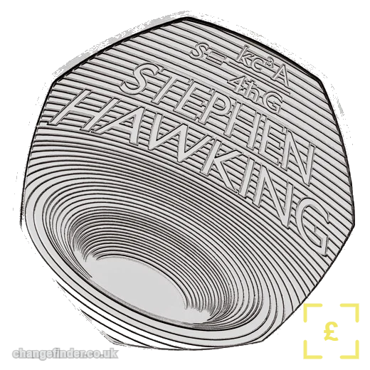 2019 Stephen Hawking (Black Hole) — 50p