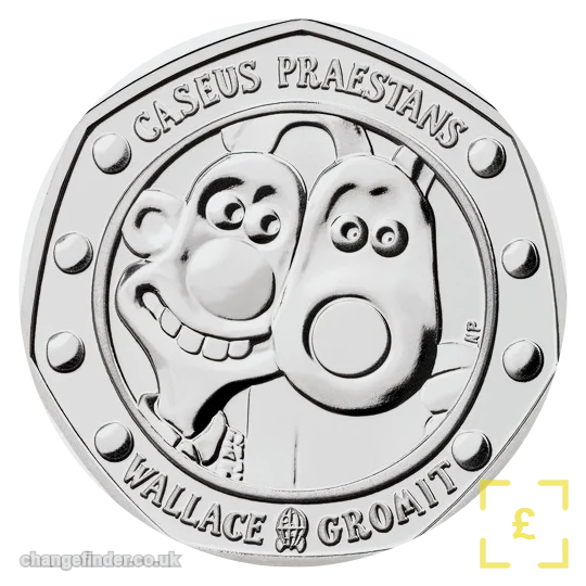 2019 Wallace and Gromit — 50p