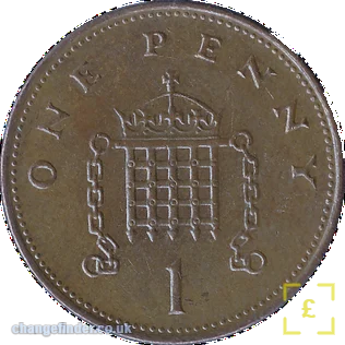 1992 BRONZE penny (non-magnetic) — last bronze 1p, set-only composition