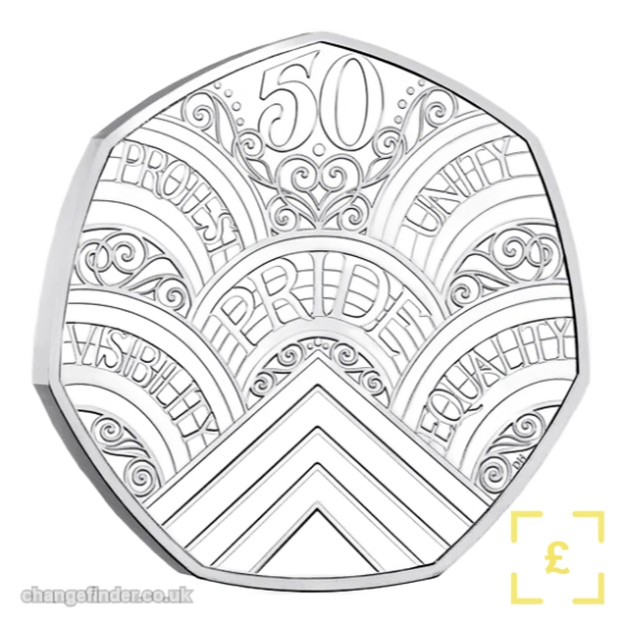 2022 50 Years of Pride — 50p