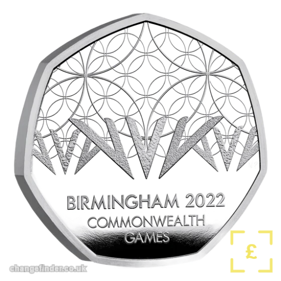 2022 Birmingham Commonwealth Games — 50p