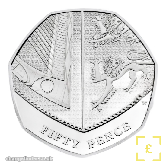 2022 Shield of the Royal Arms (Star privy mark) — 50p