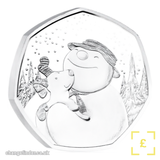 2022 The Snowman and the Snowdog — 50p