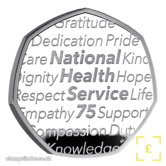 2023 NHS 75th Anniversary — 50p