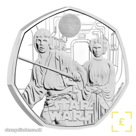2023 Star Wars Luke Skywalker and Princess Leia — 50p