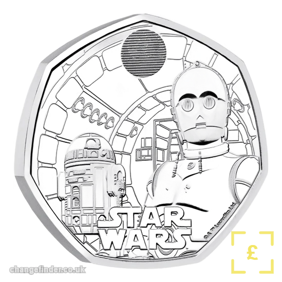 2023 Star Wars R2-D2 and C-3PO — 50p