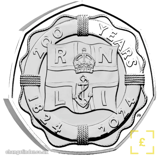 2024 200 Years of the RNLI — 50p