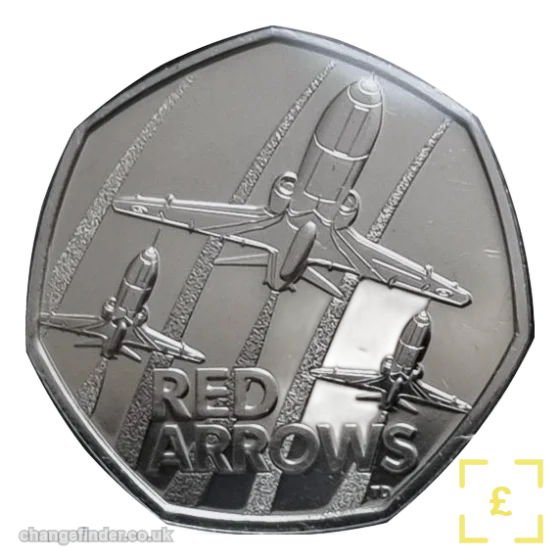 2025 Red Arrows — 50p