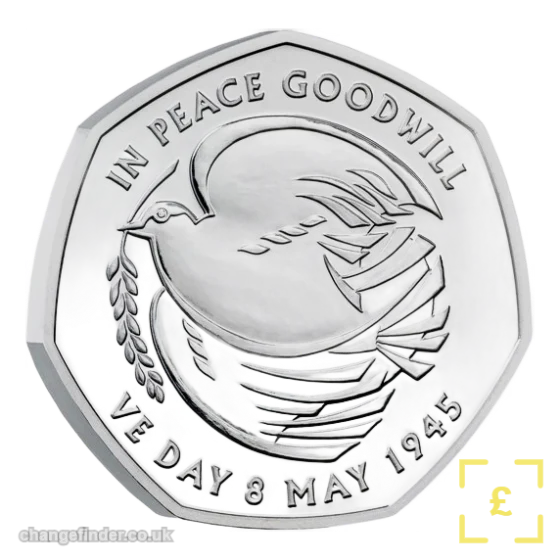 2025 80th Anniversary of VE Day — 50p