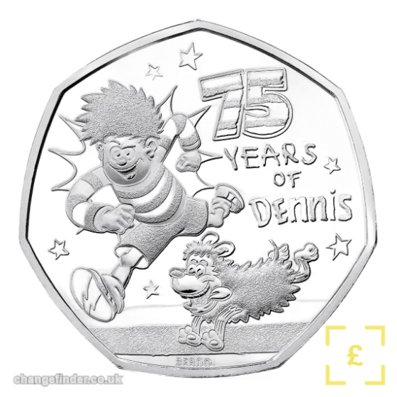 2026 75 Years of Dennis the Menace — 50p