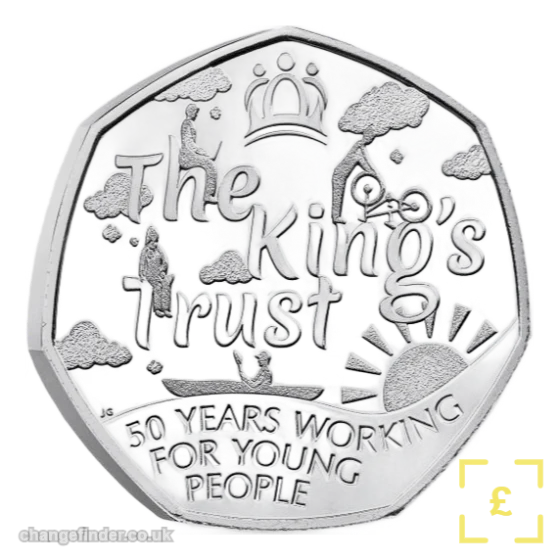 2026 50 Years of The King's Trust — 50p