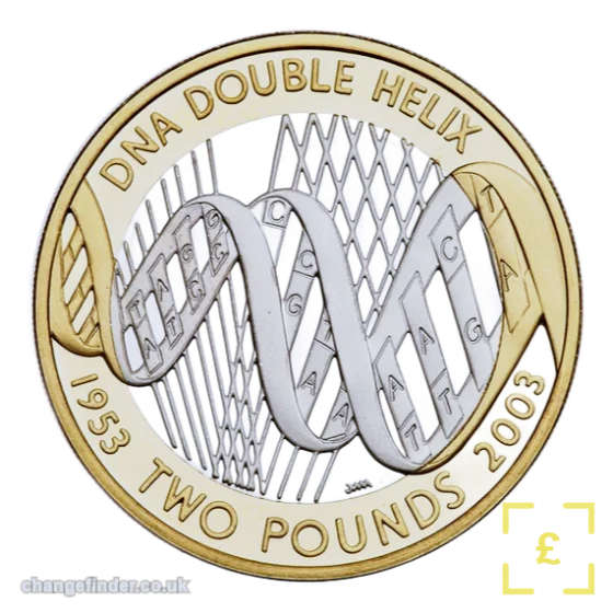 2003 Discovery of DNA Double Helix (50th Anniversary)