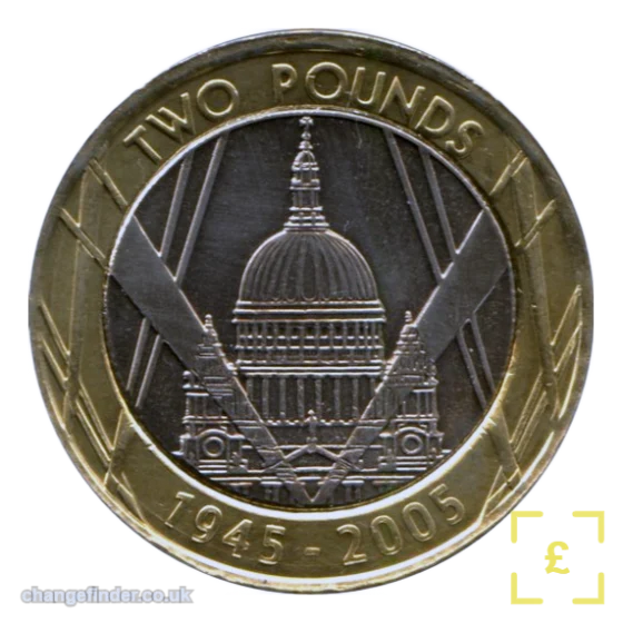 2005 60th Anniversary of the End of the Second World War (St Paul's) — £2