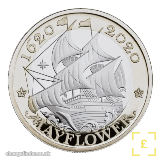 2020 Mayflower (400th Anniversary of the Voyage) — £2