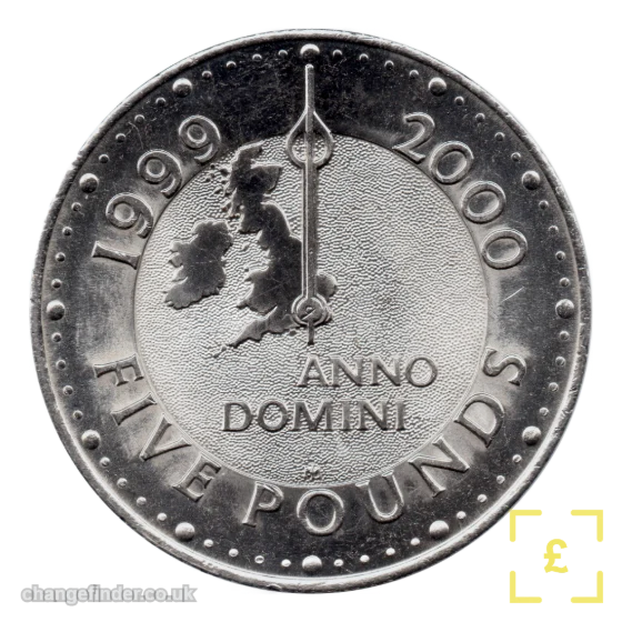 1999 Millennium — £5