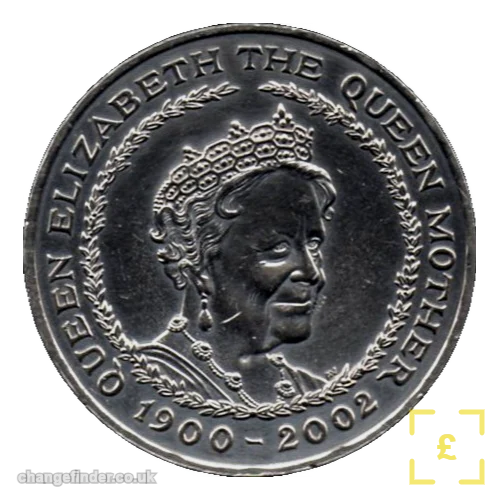 2002 Queen Mother Memorial — £5