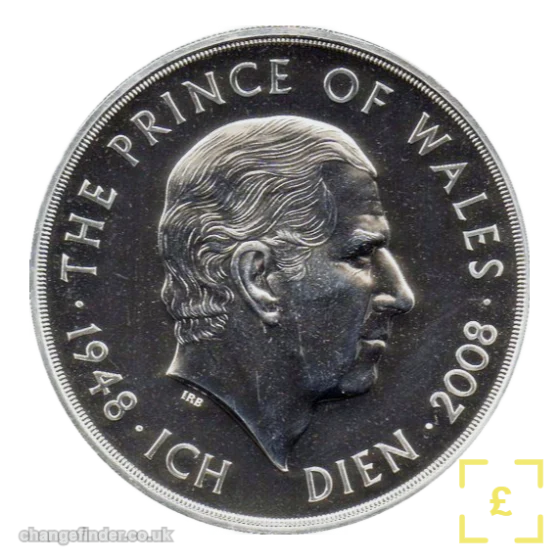 2008 Prince of Wales 60th Birthday — £5