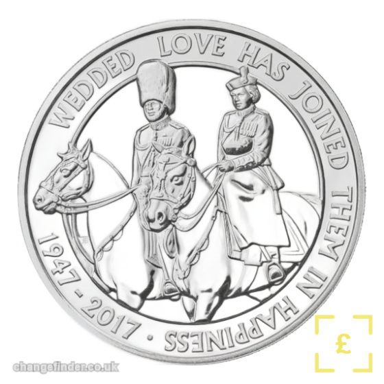 2017 Platinum Wedding Anniversary — £5