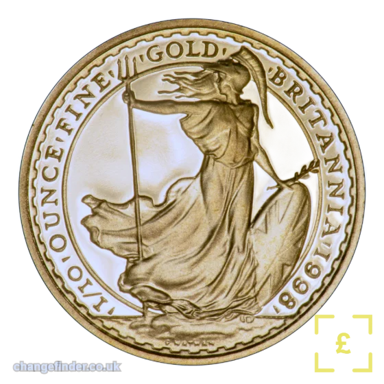 1987-present Britannia (1/10oz gold)