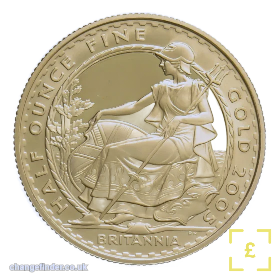 1987-present Britannia (½oz gold) — £50