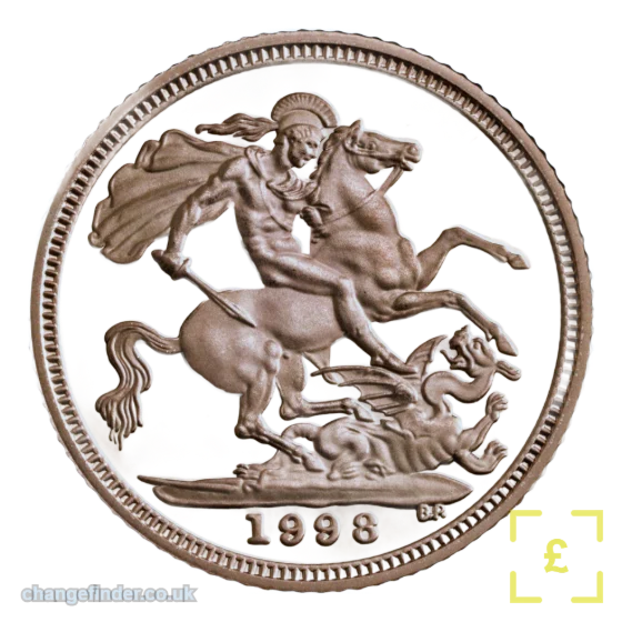 1817-present St George & the Dragon (Pistrucci); reigning-monarch obverse