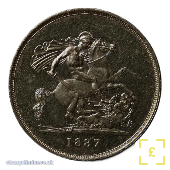 1820-present St George & the Dragon (Pistrucci); reigning-monarch obverse — Five Sovereign