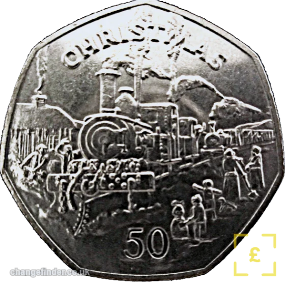 1984 Christmas - Steam locomotive / Manx steam railway
