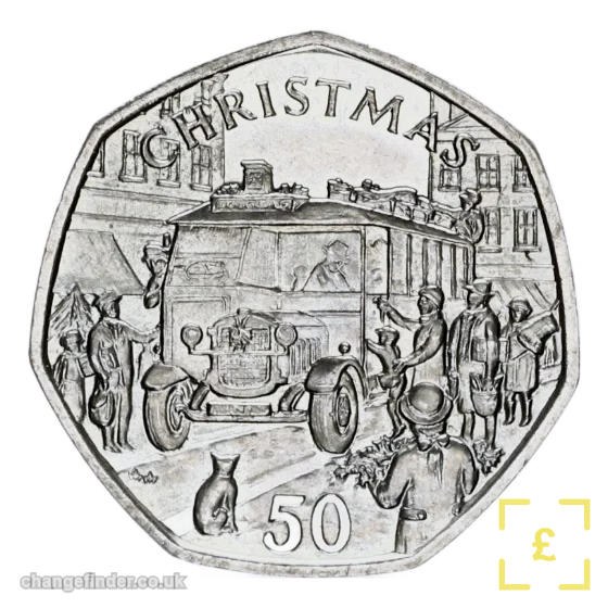 1987 Christmas - Thorneycroft bus / early motor bus — 50p
