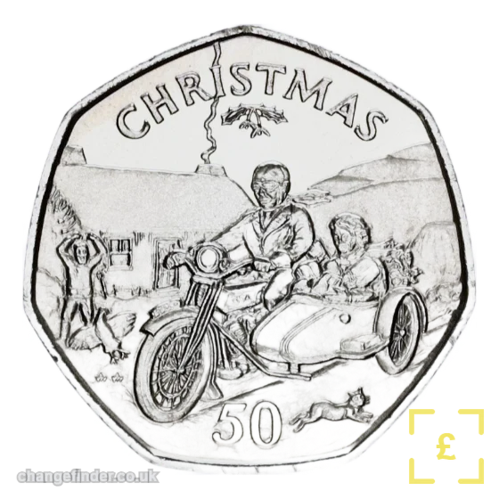 1988 Christmas - Motorcycle & sidecar — 50p