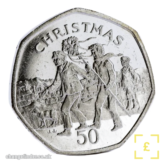 1994 Christmas - Wren hunting / 'Hunt the Wren' Manx tradition (features a Manx cat) — 50p