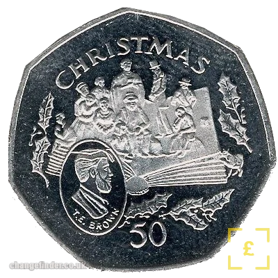 1997 Christmas - T.E. Brown (Manx poet) — 50p