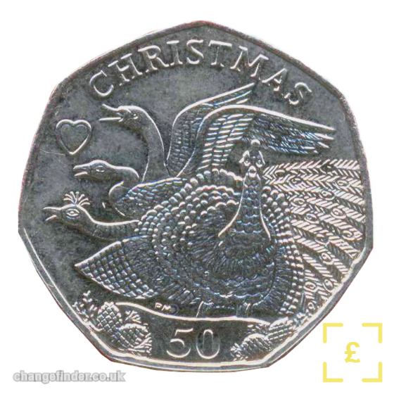 2008 Christmas - Twelve Days of Christmas: Four Calling Birds — 50p