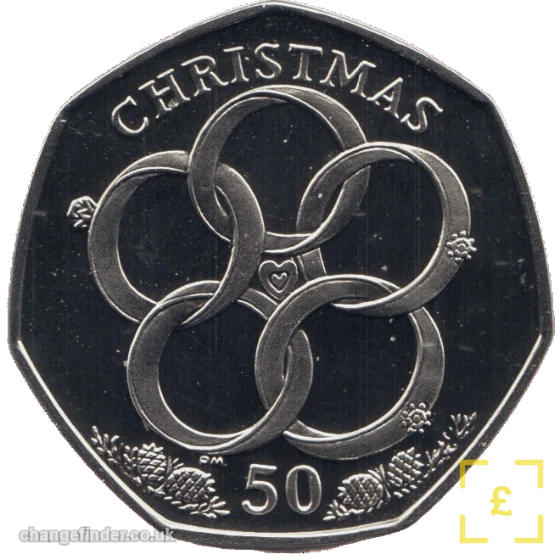 2009 Christmas - Twelve Days of Christmas: Five Gold Rings — 50p