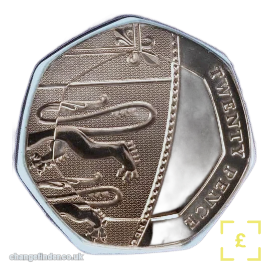2022 40 Years of the UK 20p - '40' Privy Mark