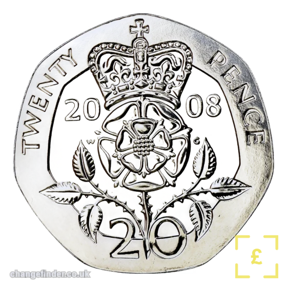 2008 "Tudor Rose" old reverse